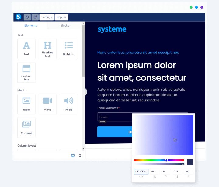 systeme.io features