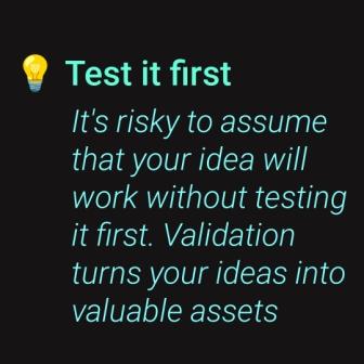 Testing Business ideas summary 1