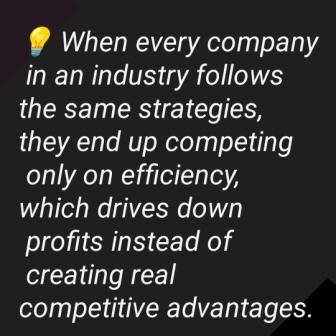 Competitive strategy review