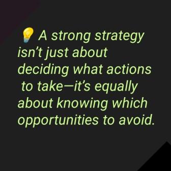 Competitive strategy summary