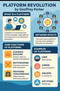 Platform revolution summary infographic