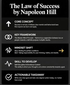 The law of success infographic