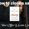how to close a sale
