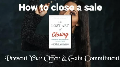 how to close a sale