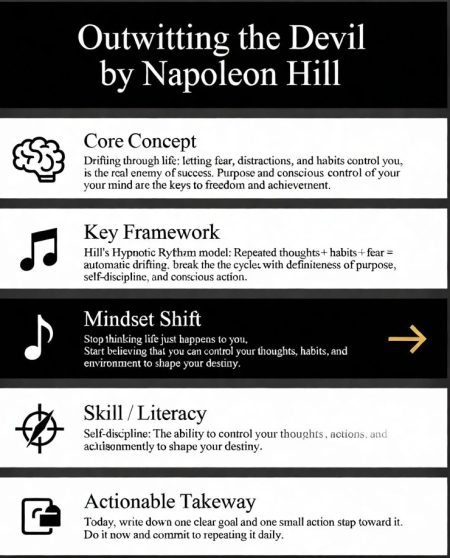 Outwitting the Devil infographic Napoleon Hill