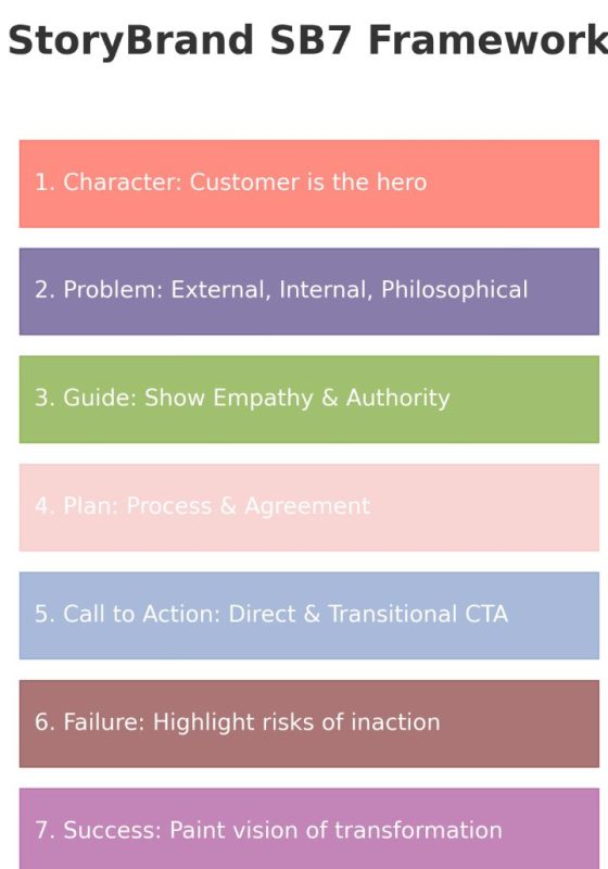building a story brand infographics Donal miller