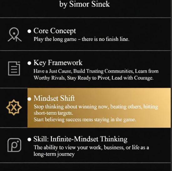 the infinite game infographic